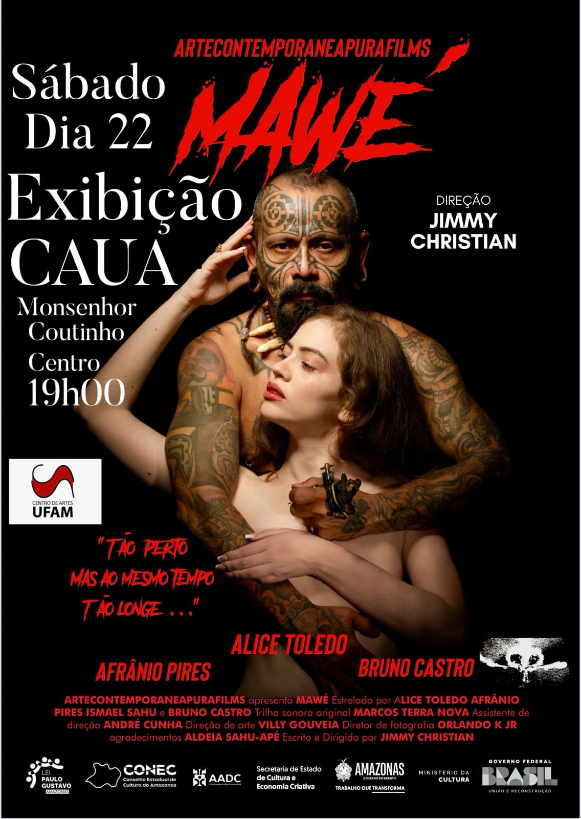 EXIBIÇÃO DO FILME MAWÉ